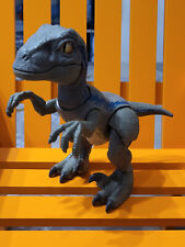 JURASSIC WORLD FIGURINE DINOSAURE ARTICULE BEBE VELOCIRAPTOR BLEU 2019 GFD40