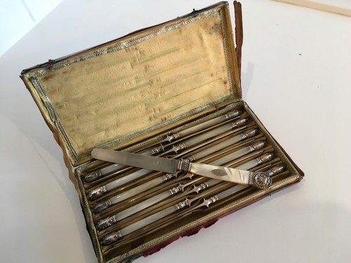 Couteaux fruit argent - a,