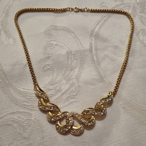 Ancier collier trifari plaqué - ancier,