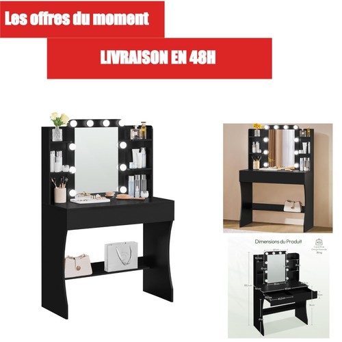 Yaheetech coiffeuse moderne - yaheetech,