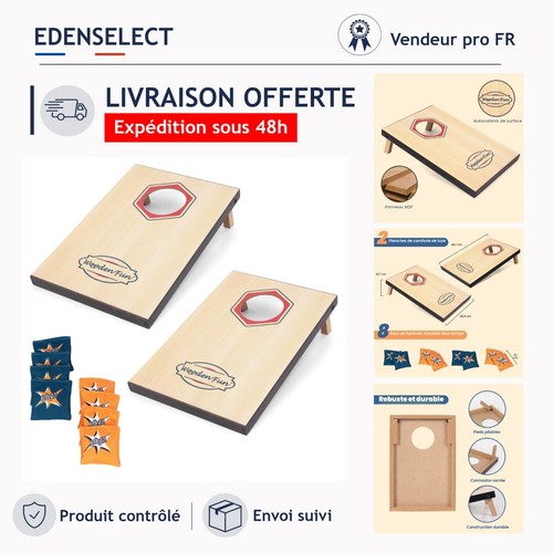 Jeu cornhole bois pour - de,