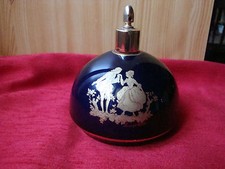 FLACON A PARFUM AVEC VAPORISATEUR LIMOGES-CASTEL DECOR XVIIIe