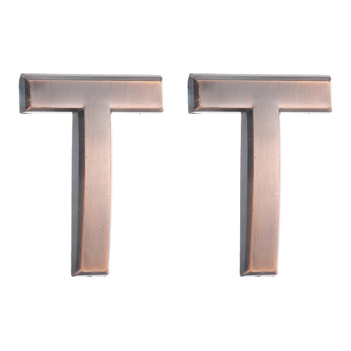2pcs lettres adhésives pour - 2pcs,