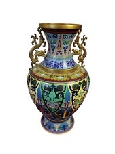 VASE ORIENTAL CLOISONNÉ
