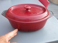 Ancien Faitout Fonte Emaillée