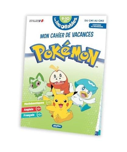 Cahier vacances pokémon - cahier,
