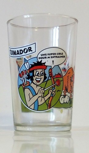 Verre moutarde yakari - verre,