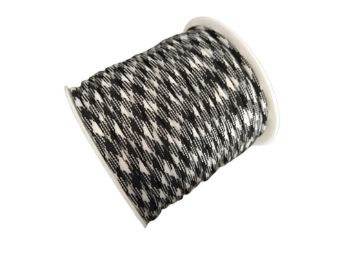 Paracorde noir blanc 50m - noir/blanc,