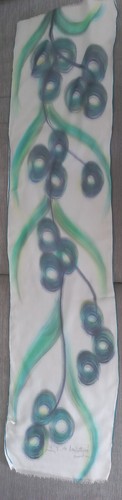 Foulard echarpe soie jay de - foulard,
