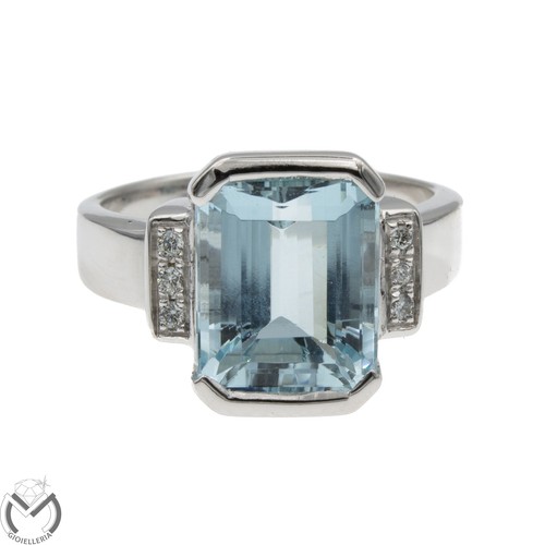Bague blanc kt 750 - kt,