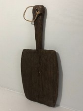 Ancien Battoir en bois Pour laver le linge  Art Populaire