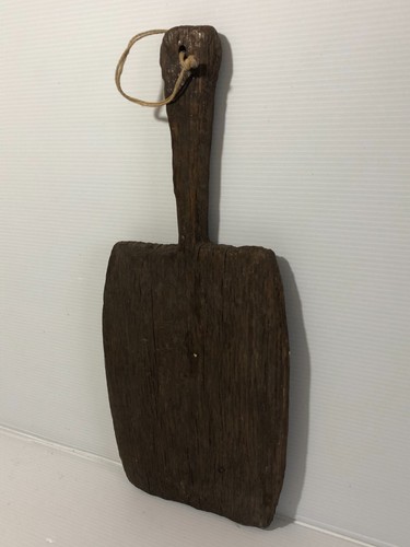 Ancien battoir bois pour - bois,