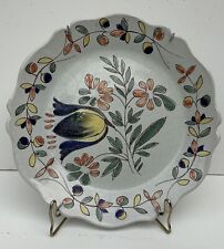 ASSIETTE EN FAIENCE DE