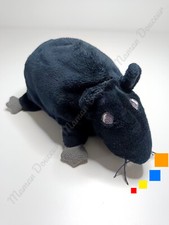 Peluche/Doudou Grand Modèle Rat/Souris Noir Queue Pattes Gris 20cm - IKEA Gosig