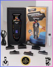 Mini tondeuse professionelle cheveux barbe corps kemei max promo