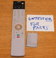UNTESTED FOR PARTS TV LOEWE 89950A19 aluminium télécommande Remote control TV