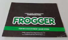 Notice en anglais pour jeu Colecovision "Frogger" (n°1198S)