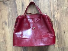 Sac en cuir rouge TL Firenze