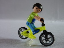 PLAYMOBIL ENFANT ET VELO VEHICULE JOUET MAISON VILLE ACCESSOIRE PERSONNAGE
