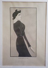 Leonetto CAPPIELLO Nos Actrices Lucienne BREVAL Revue Blanche Pochoir 1899