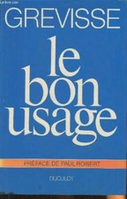 Le bon usage- Grammaire
