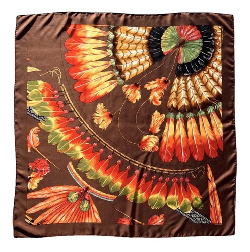 Vintage silk scarf - , by