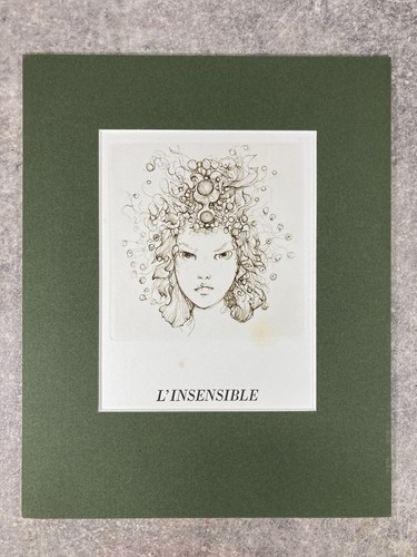 Gravure pointe sèche - gravure, leonor