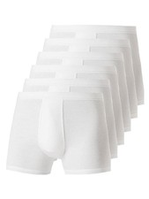 Lot de 6 slips longs homme Côte Double Esge 120-26-320 3-6 Blanc