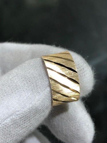 14k jaune diamant coupe - jaune, zig