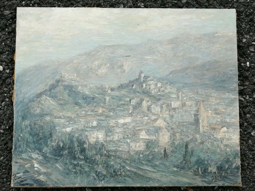 Fritz fischer huile panneau - fritz,