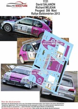 DECALS 1/43 REF 1131 PEUGEOT
