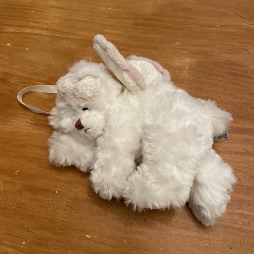Peluche doudou ours blanc - doudou,