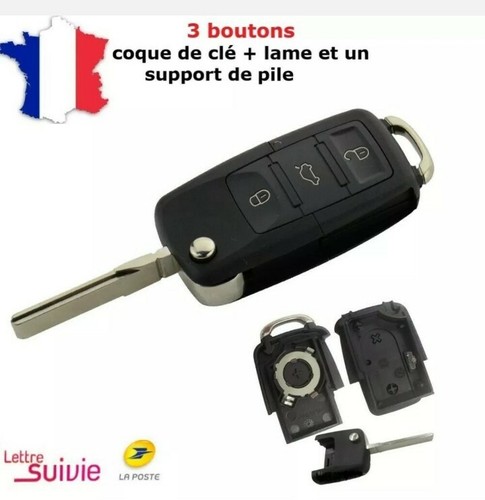 Coque clé volkswagen - clé, 3