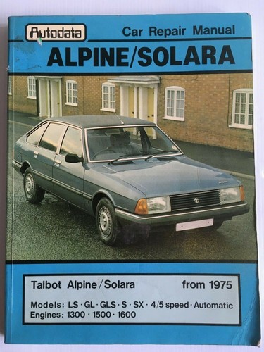 Autodata talbot alpine - autodata,