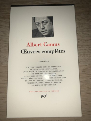 Pleiade camus œuvres - camus,