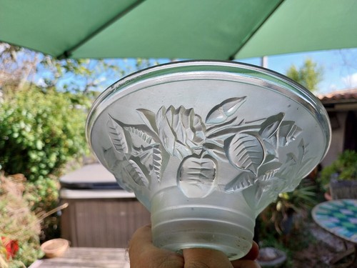 Tulipe art deco verre moule - art,