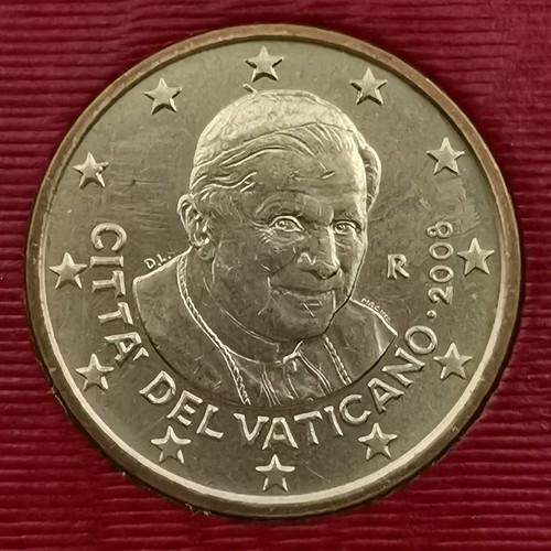 Cents euro 2008 pape benoit - 50,