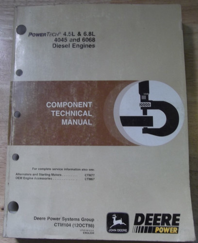 John deere 8 - deere, moteur