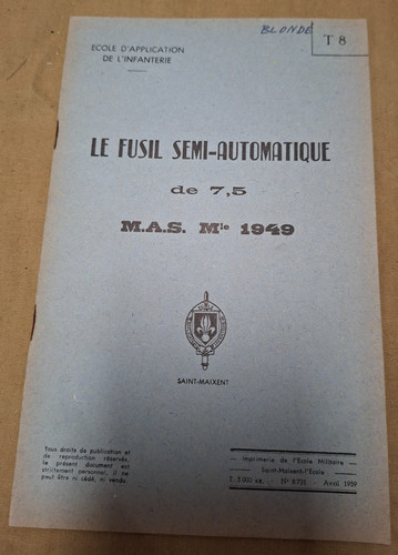 Notice fusil automatique - fusil,