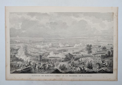 Gravure ancienne marengo - gravure,
