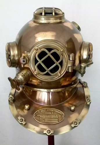 Casque plongée vintage - vintage, us