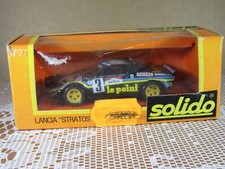 A333 Vintage Solido 73 France Lancia Stratos HF #3 1980 Tour Auto 1:43 + Boite