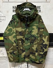 GENUINE US ARMY GEN I ECWCS GORETEX PARKA WOODLAND VG COND !!!! SMALL REGULAR