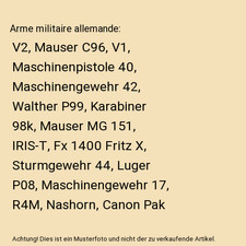 Arme militaire allemande: V2