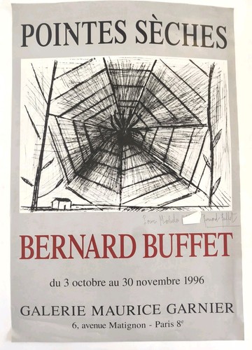 Affiche bernard buffet 1996 - affiche,