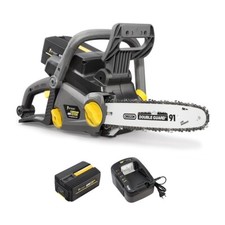 Tronçonneuse sans fil à batterie, 40 V, guide 12 pouces, GT ELEC + batterie 2 Ah