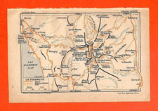 LA TOURNETTE ( 74 ) TOPO-GUIDE / CARTE / ILLUSTRATION 1925