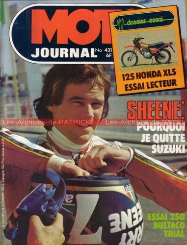 Moto journal 431 honda xls - ,
