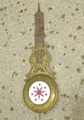 Ancien balancier horloge - ancien,