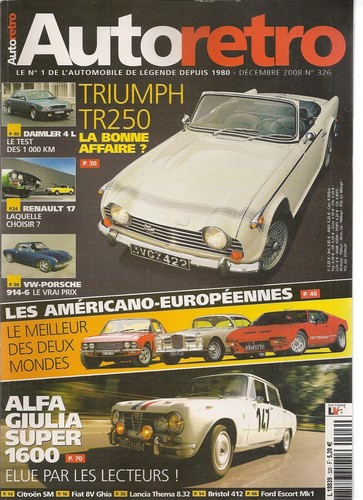 Auto retro 326 triumph tr250 - auto,